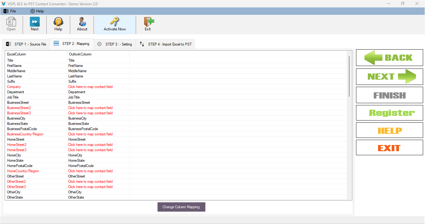 Excel or CSV File Data Preview