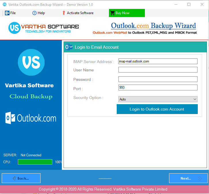 First Impression of Gmail Backup Software