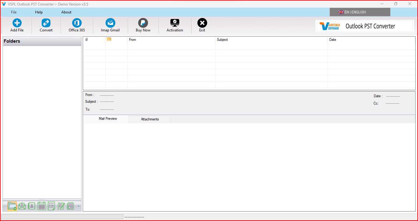 First Impression of Outlook PST Converter