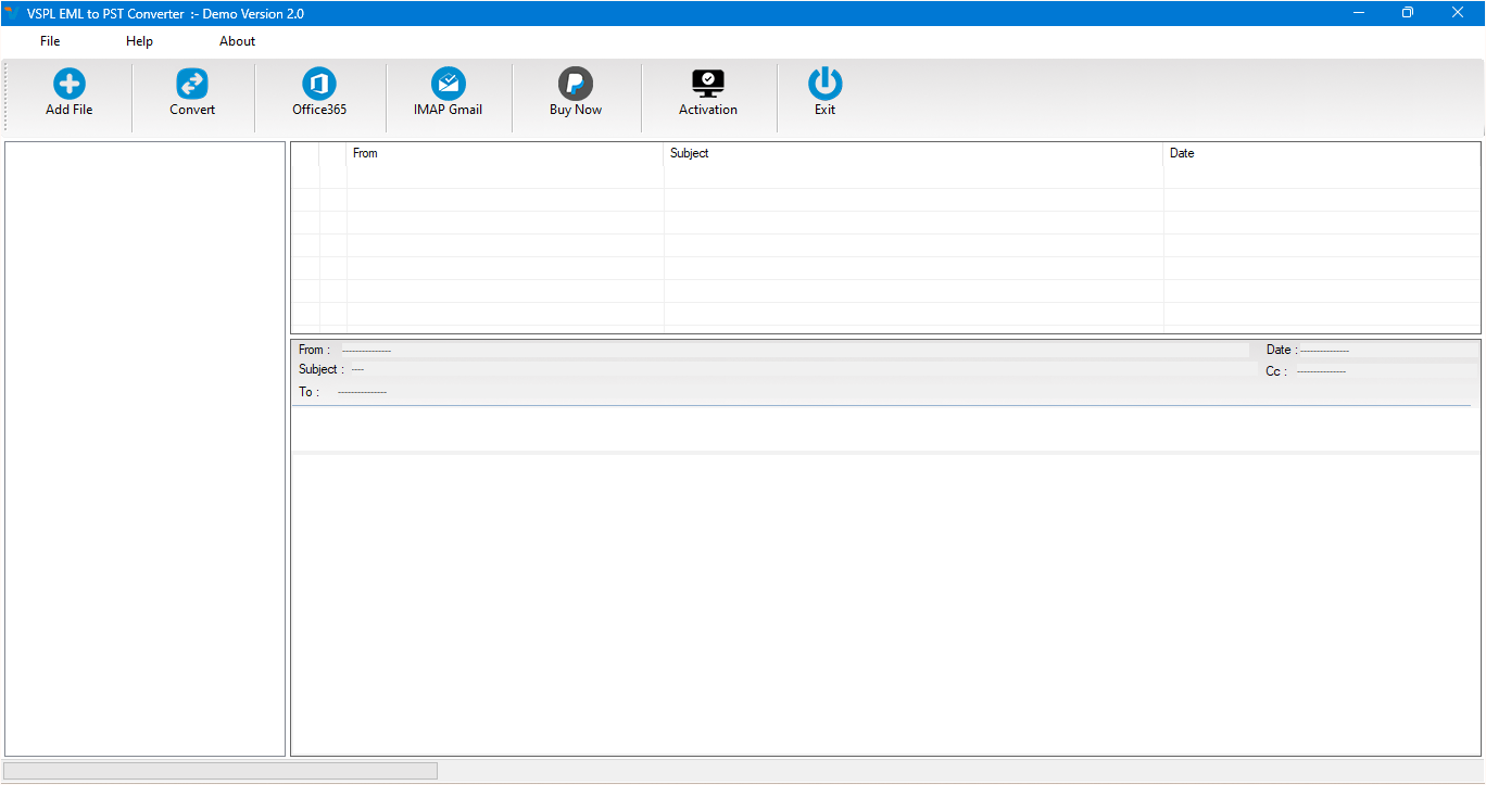 First Impression of EML to PST Software