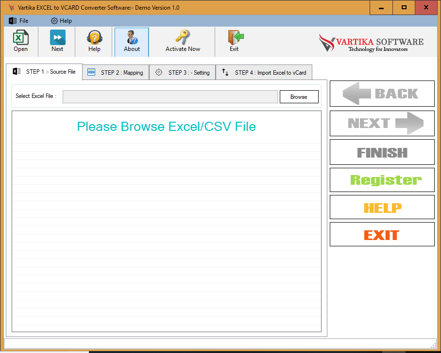 First Impression of Excel to VCARD Converter Software
