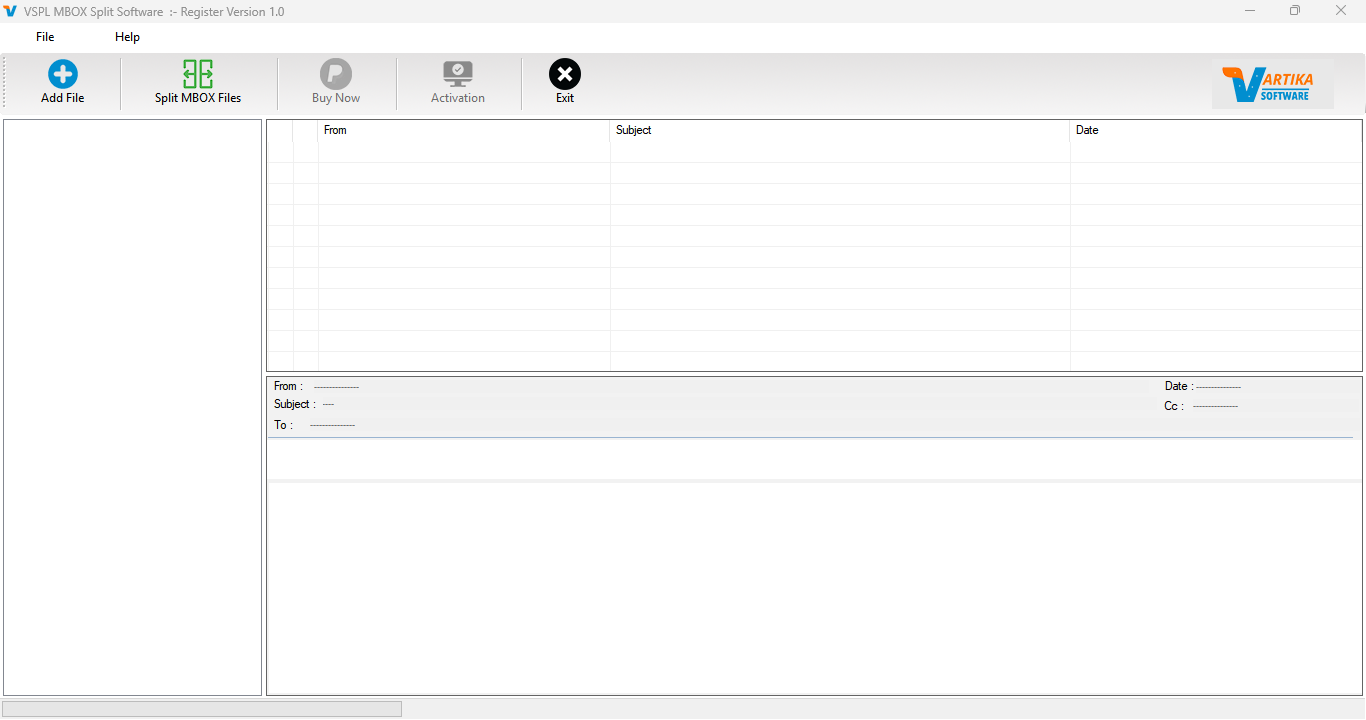 First Impression of VSPL MBOX File Split Tool