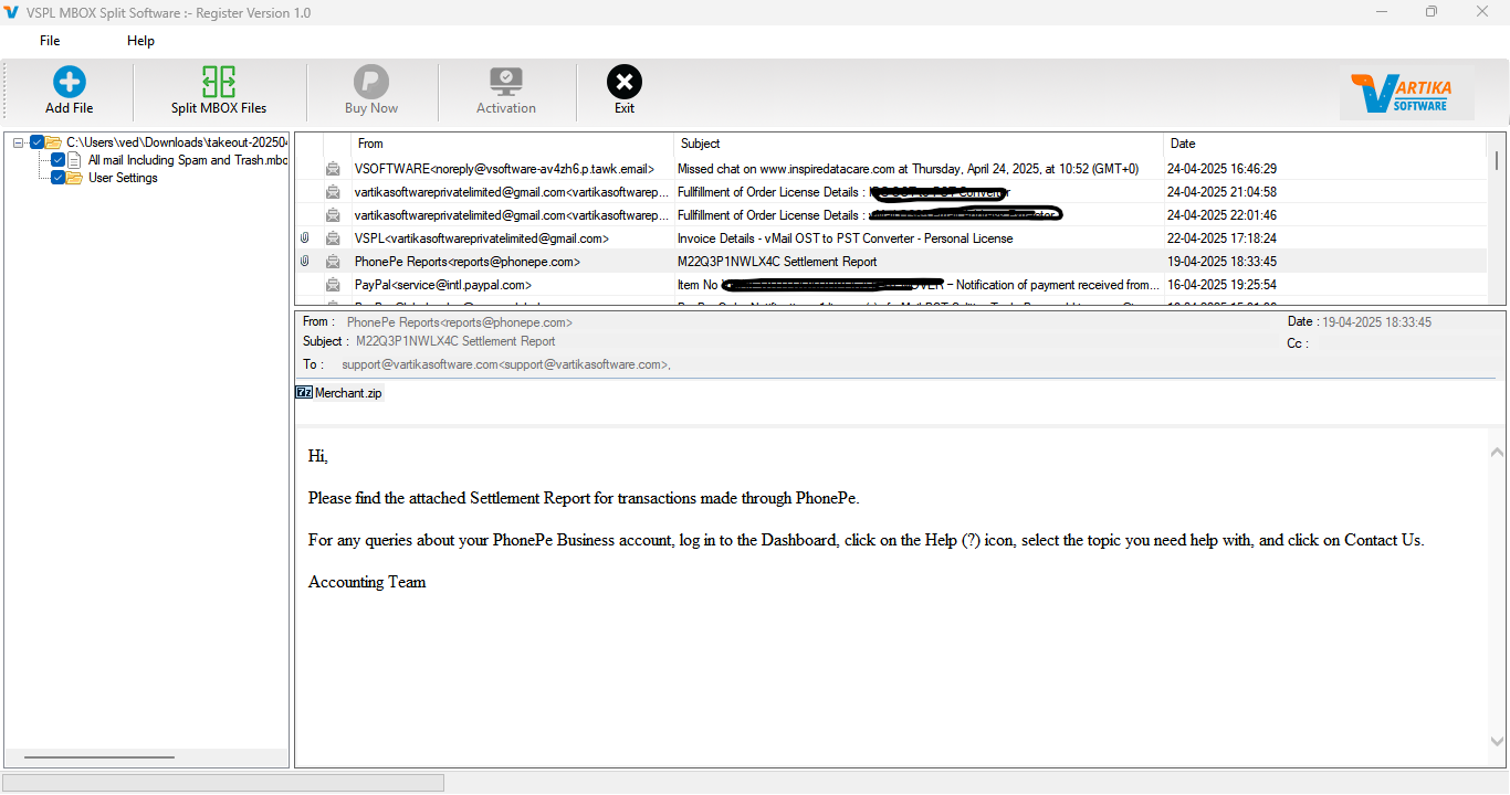If Need then Check MBOX File Preview