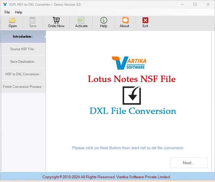 NSF to DXL Converter