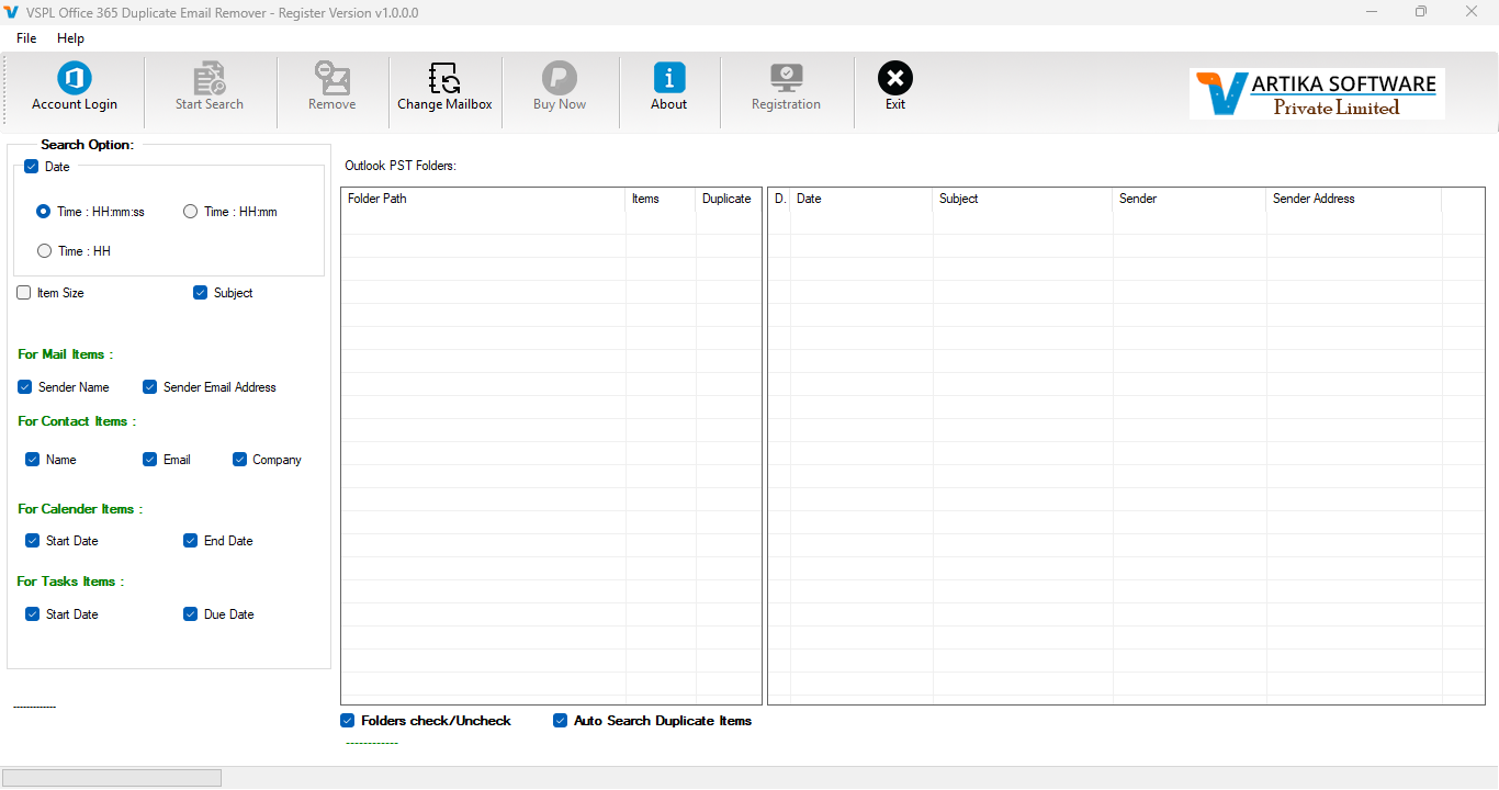 VSPL Office 365 Duplicate Remover