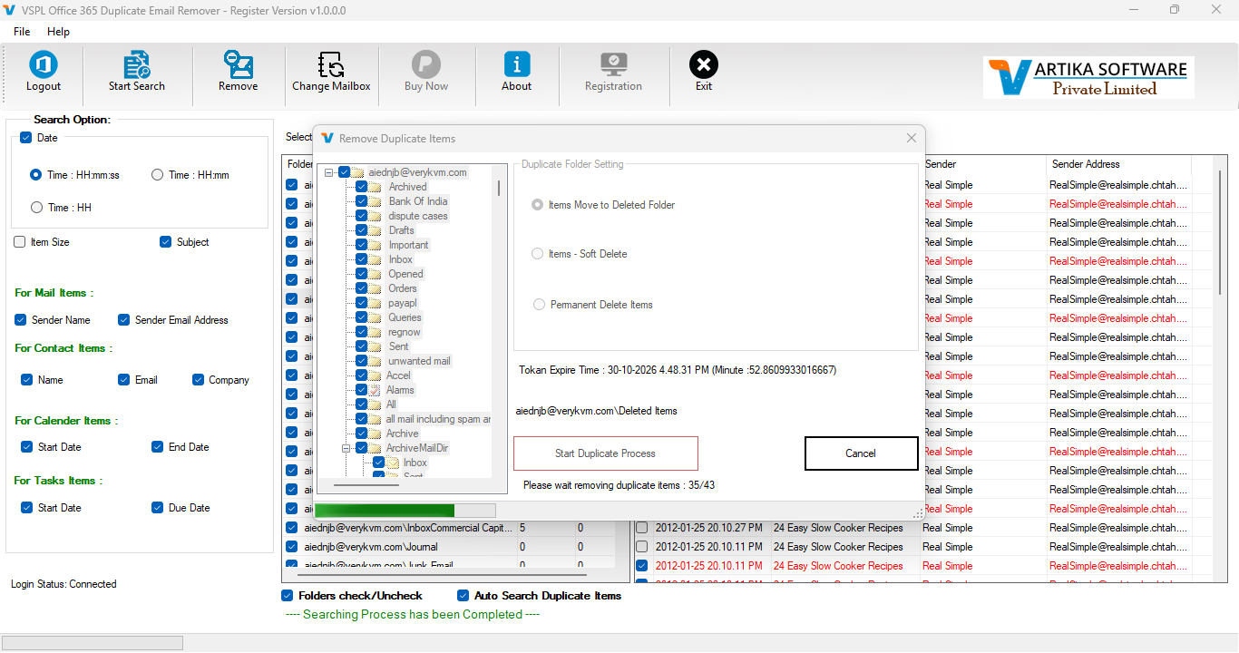 Removing Duplicate Items