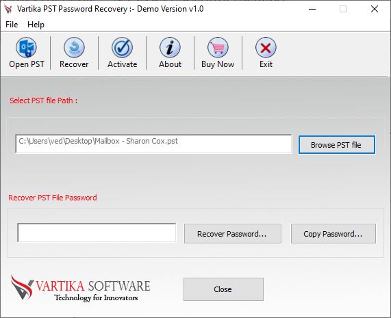 pst password remover 2